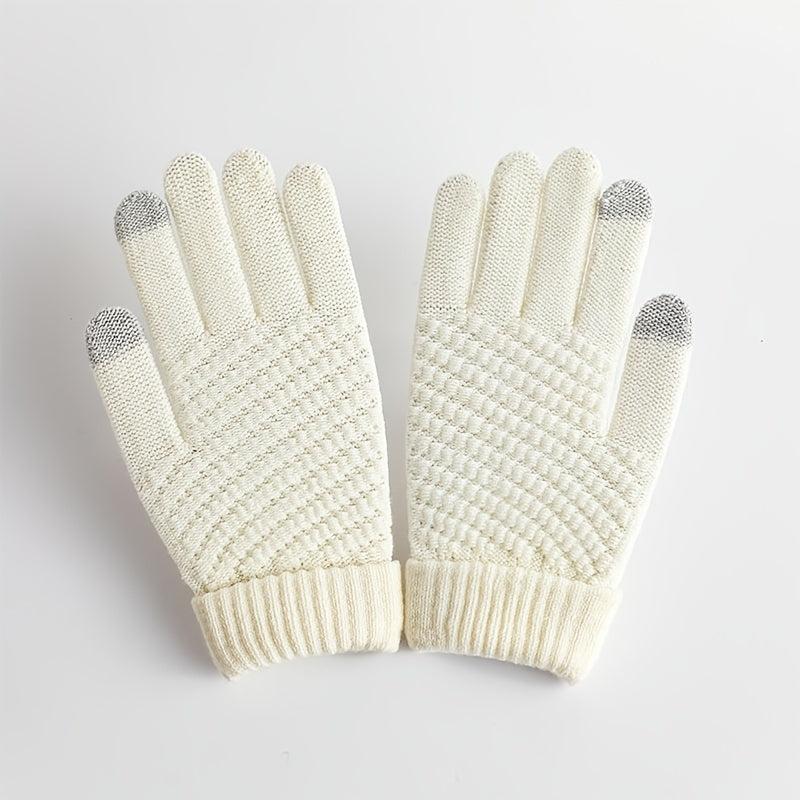 Winter Warm Touch Screen Knit Gloves Unisex