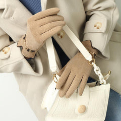 Winter Warm Gloves Touch Screen Texting Fingers Fleece Lined Windproof
