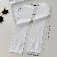 Breathable Sunscreen Long Arm Protection Sleeve - Fingerless Design