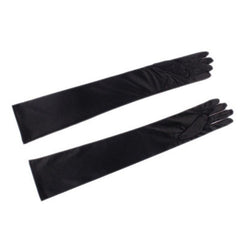 Sunscreen Satin Bridal Gloves Mid length Wedding Ceremony Gloves