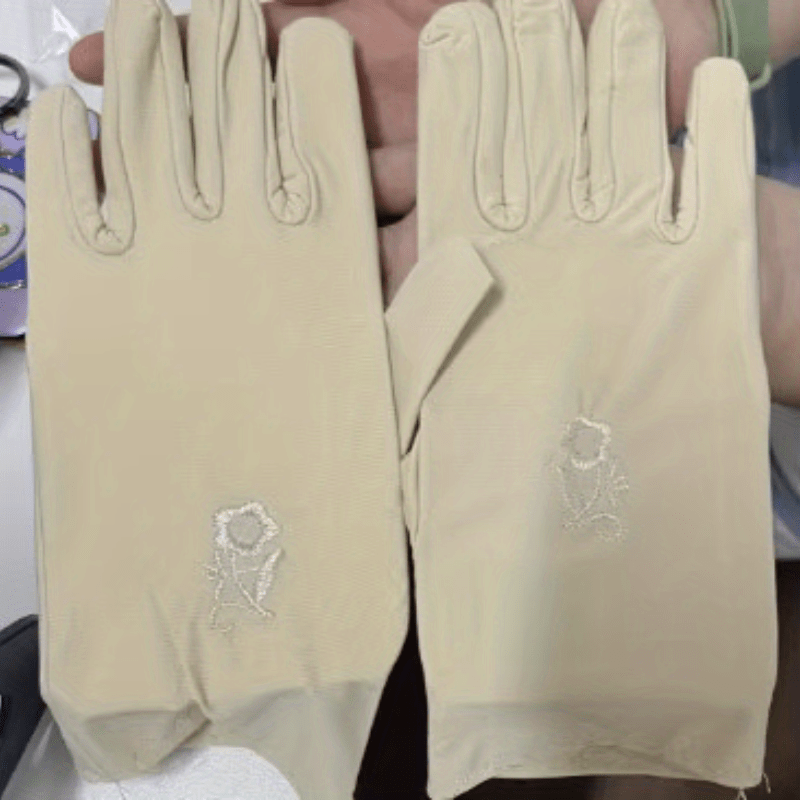 Sunproof Elastic Long Gloves Women UV Protection Ice Gloves