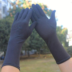 Sunproof Elastic Long Gloves Women UV Protection Ice Gloves