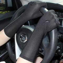 Sunproof Elastic Long Gloves Women UV Protection Ice Gloves
