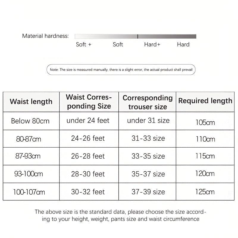 Men's PU Square Buckle Business Casual Belt Autumn Winter Belt