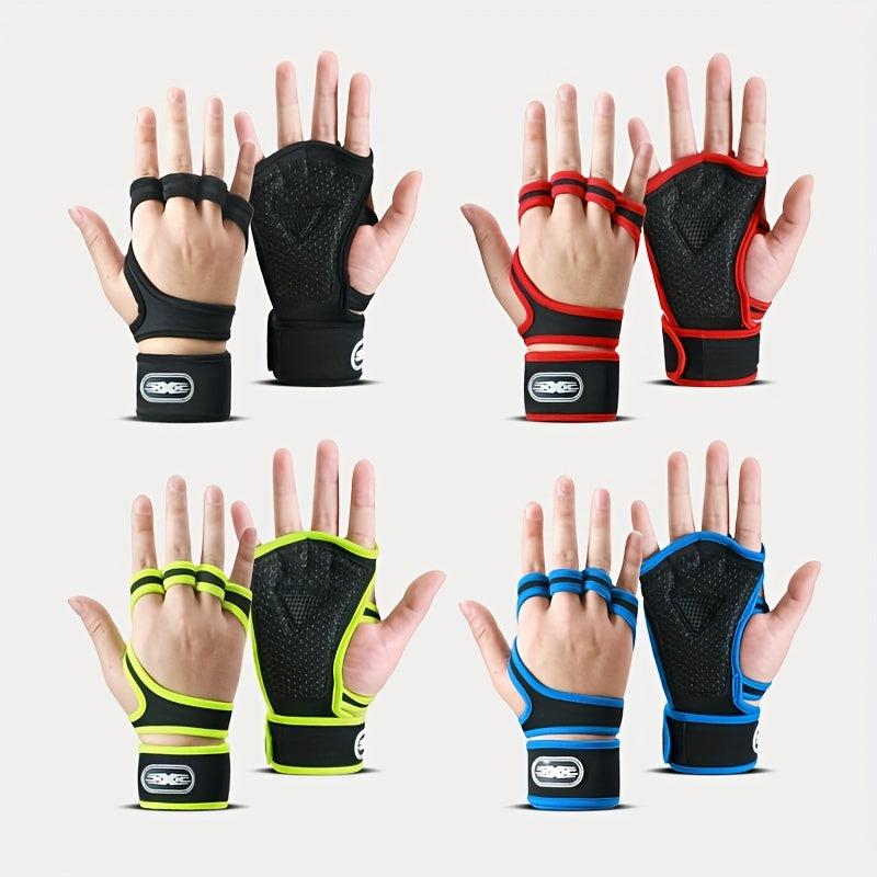 Workout Gloves with Wrist Wraps for Women