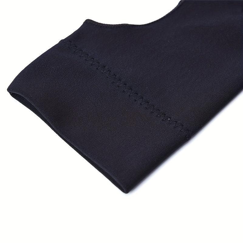 Drawing Gloves for Women & Men Two Fingers Right Left Hand Black