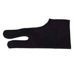 Drawing Gloves for Women & Men Two Fingers Right Left Hand Black