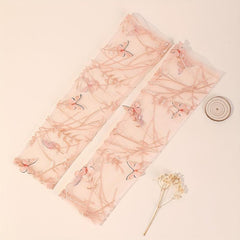 Lace Mesh Sleeve Thin Sunscreen Long Arm Guard Sleeve for Women