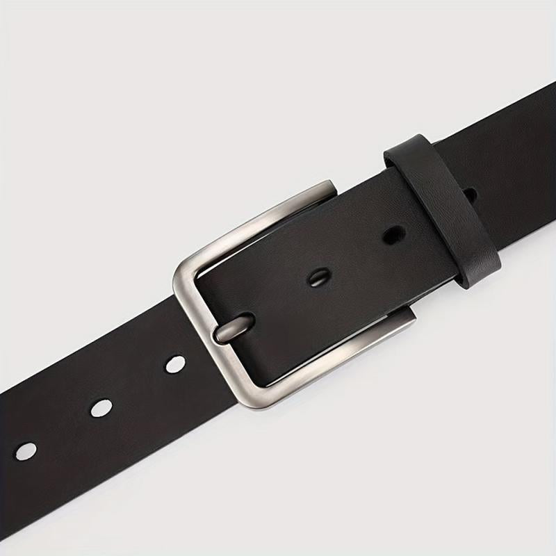 PU Leather Buckle Vintage Belt Men's Antique Jeans Casual Middle aged Joker Belt