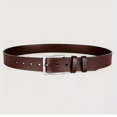 PU Leather Buckle Vintage Belt Men's Antique Jeans Casual Middle aged Joker Belt