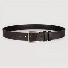 PU Leather Buckle Vintage Belt Men's Antique Jeans Casual Middle aged Joker Belt