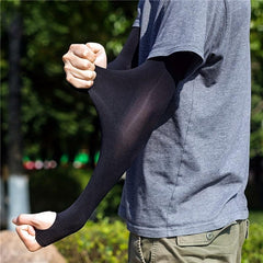 Ice Fabric Sunscreen Sleeves UV Protection Long Arm Sleeves