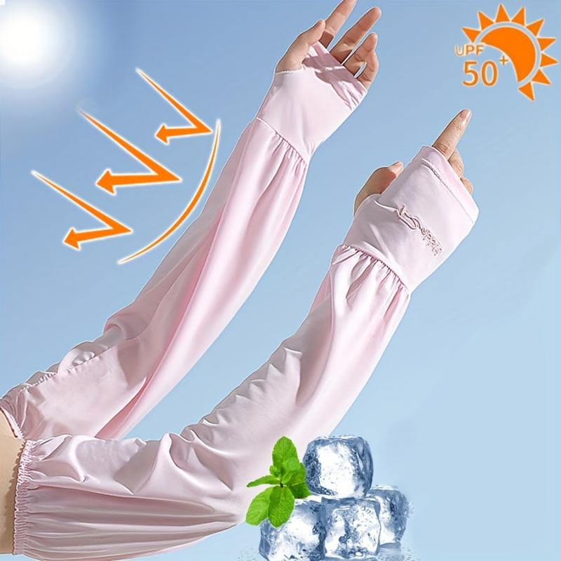 Summer Ice Sleeve Loose Sunproof Outdoors Cycling Tennis Gloves