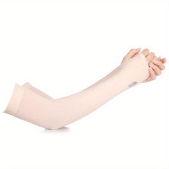 UV Protection Ice Sleeves Long Fingerless Gloves Unisex