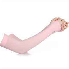 UV Protection Ice Sleeves Long Fingerless Gloves Unisex