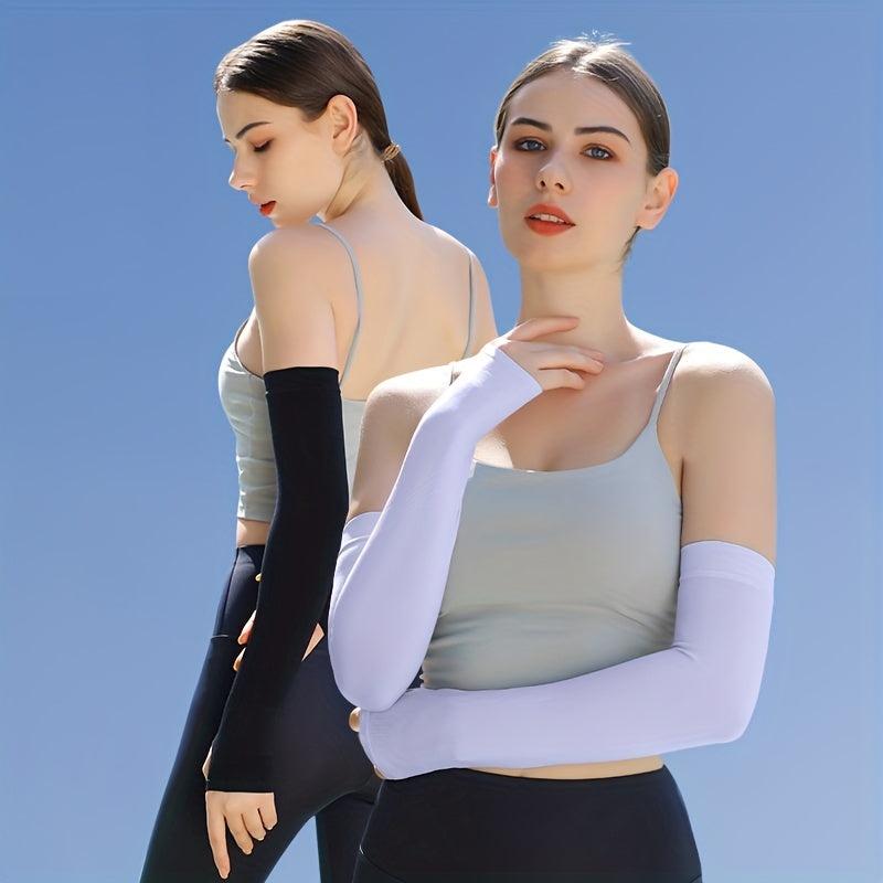 Women's UV Protection Ice Sleeve Outdoor Cycling Sports Driving Sleeve