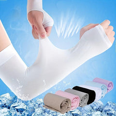 Women's UV Protection Ice Sleeve Outdoor Cycling Sports Driving Sleeve