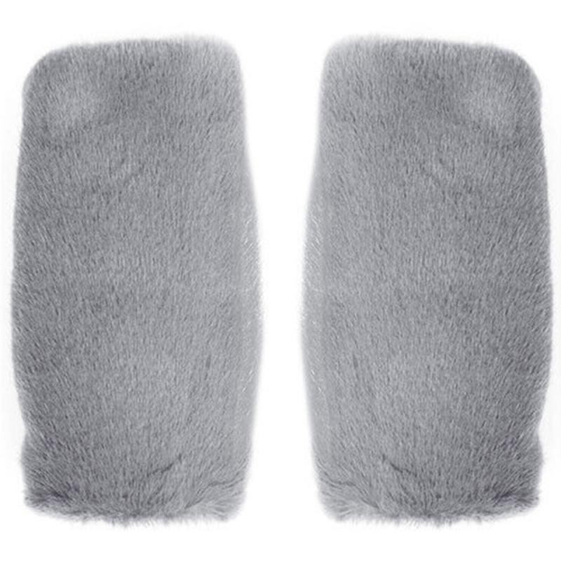 Warm Fuzzy Soft Gloves for Women Fingerless Gloves