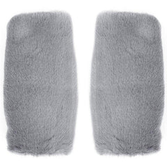 Warm Fuzzy Soft Gloves for Women Fingerless Gloves