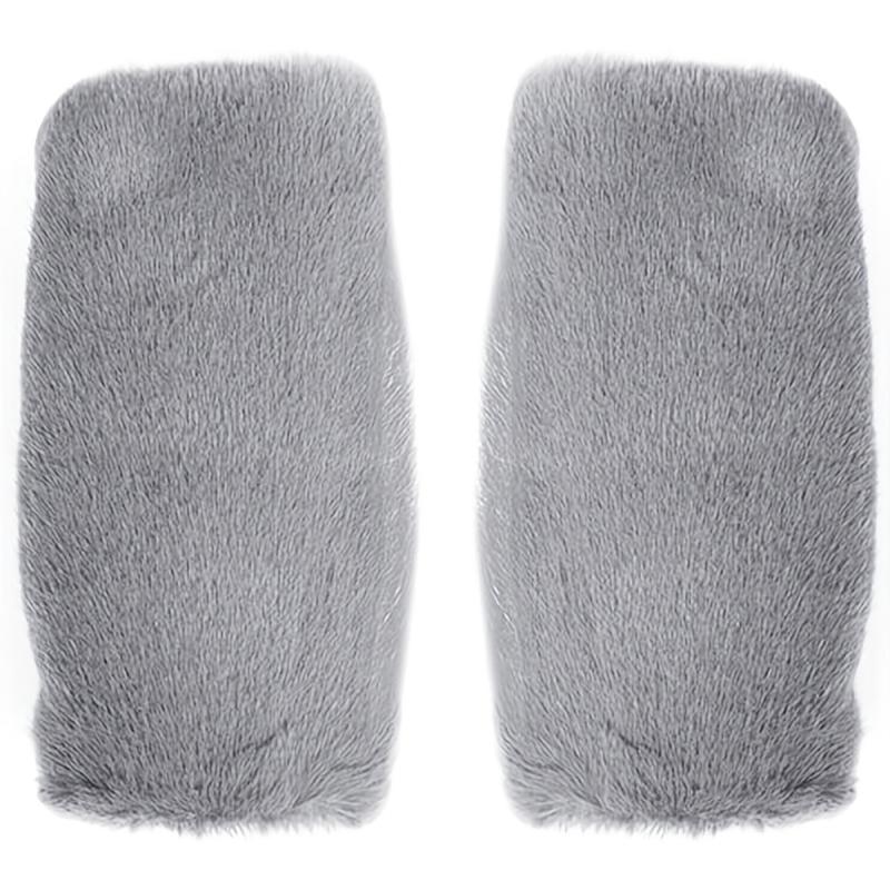 Warm Fuzzy Soft Gloves for Women Fingerless Gloves
