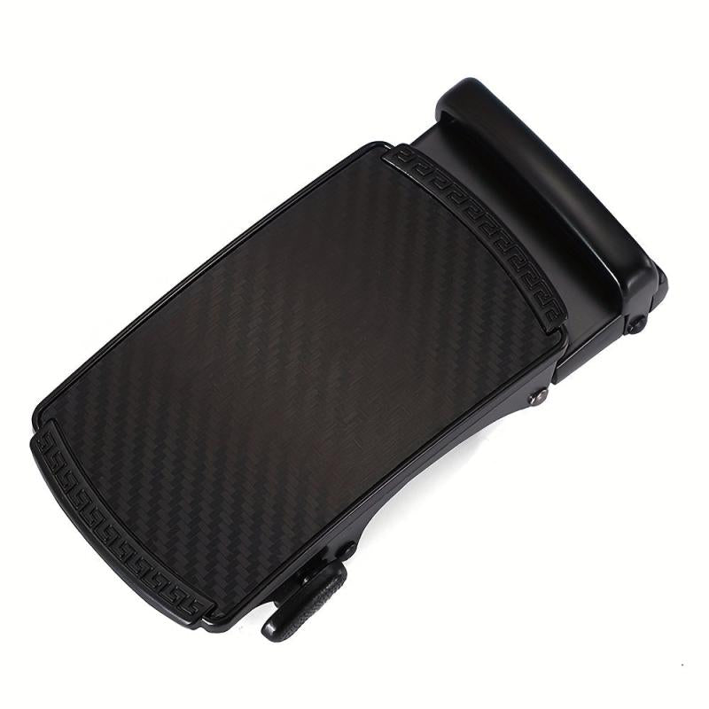 Men's Automatic Buckle Leather Belt Casual Retro Ratchet Belt