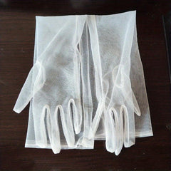 Mesh Thin Gloves Breathable Long Bridal Wedding Gloves For Women