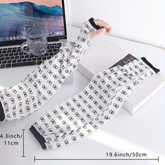 Sunproof Ice Sleeves Elastic Fingerless Gloves Outdoor UV Protection