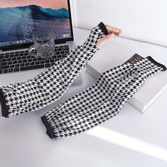Sunproof Ice Sleeves Elastic Fingerless Gloves Outdoor UV Protection