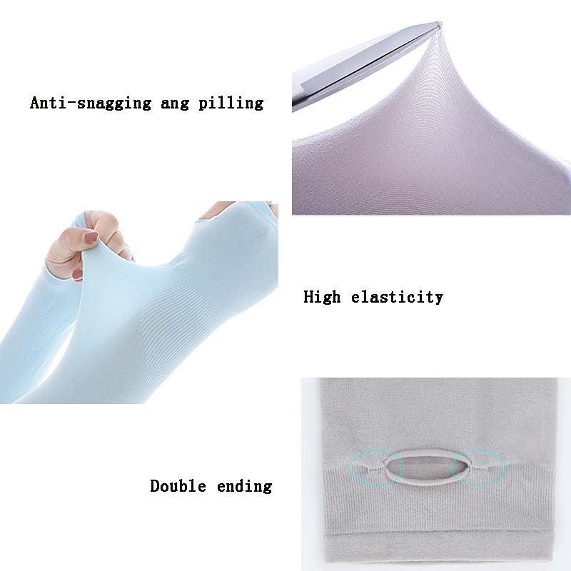 Ice Sleeves Sun-proof Fingerless Gloves Unisex Outdoor UV Protection