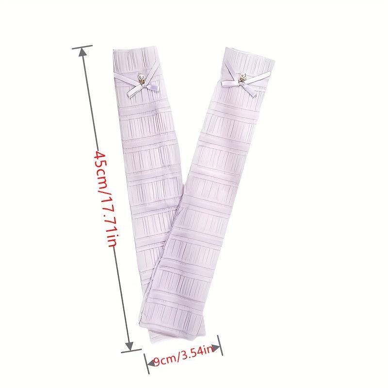 Lace Long Gloves Faux Pearl Decor Wedding Bridal Women Sunscreen Ice Sleeves