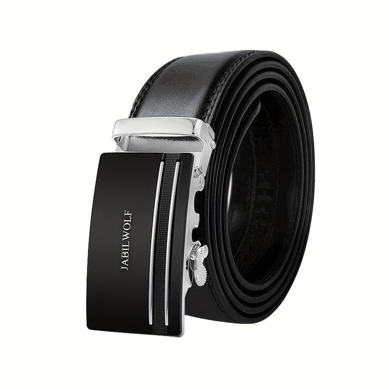Men's Leather Automatic Buckle Business Belt