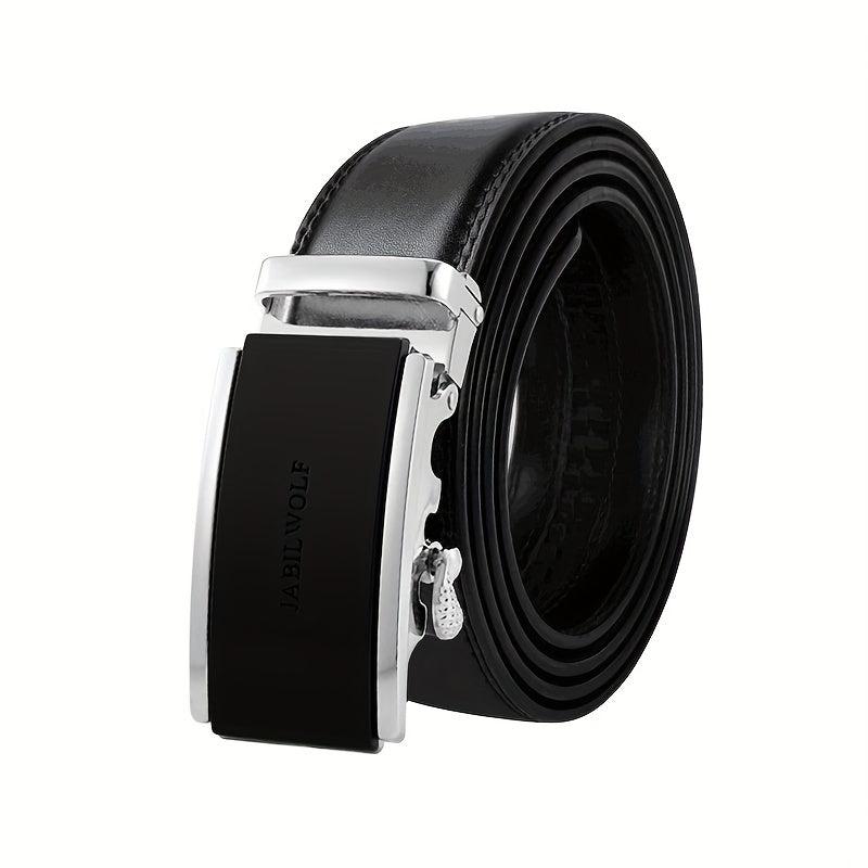 Men's Leather Automatic Buckle Business Belt