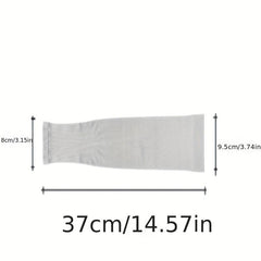 Solid Gloves Sunproof Thin Breathable Long Sleeve Driving Cycling Sleeves