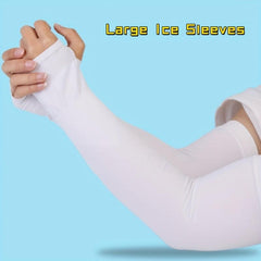 Ice Silk Sunproof Sleeves UV Protection Unisex Gloves