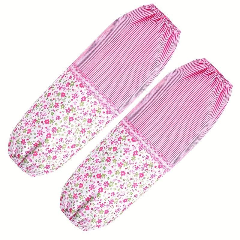 Flowers Pattern Arm Sleeves Antifouling Lace Sleeves Work Oversleeve