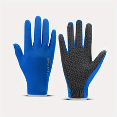 Sunproof Thin Ice Silk Full Finger Gloves for Outdoor Activities
