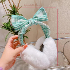 Winter Women's Cartoon Plush Earmuffs Windproof Cold Warm Ear Warmers
