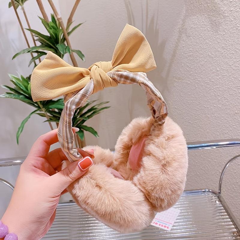 Winter Women's Cartoon Plush Earmuffs Windproof Cold Warm Ear Warmers