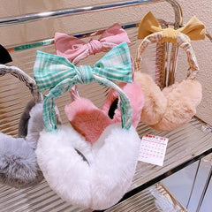 Winter Women's Cartoon Plush Earmuffs Windproof Cold Warm Ear Warmers