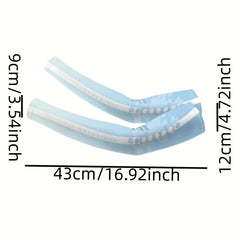 Gradient Sunproof Elastic Gloves Extended Ice Sleeves Outdoor UV Protection
