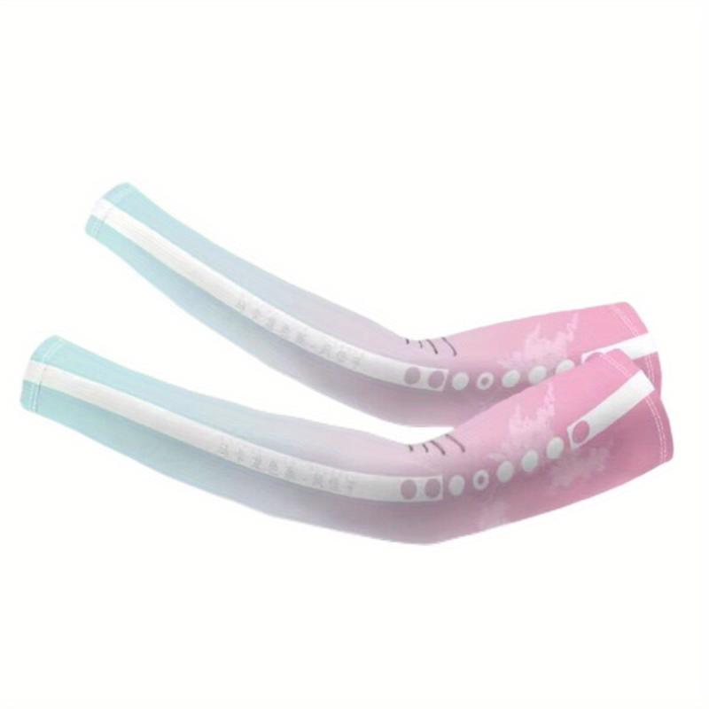 Gradient Sunproof Elastic Gloves Extended Ice Sleeves Outdoor UV Protection