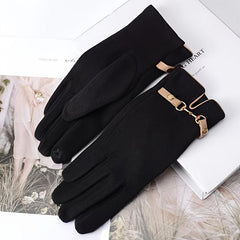 Cold Proof Thermal Wool Gloves Anti Slip Knit Touchscreen Warm Unisex Driving