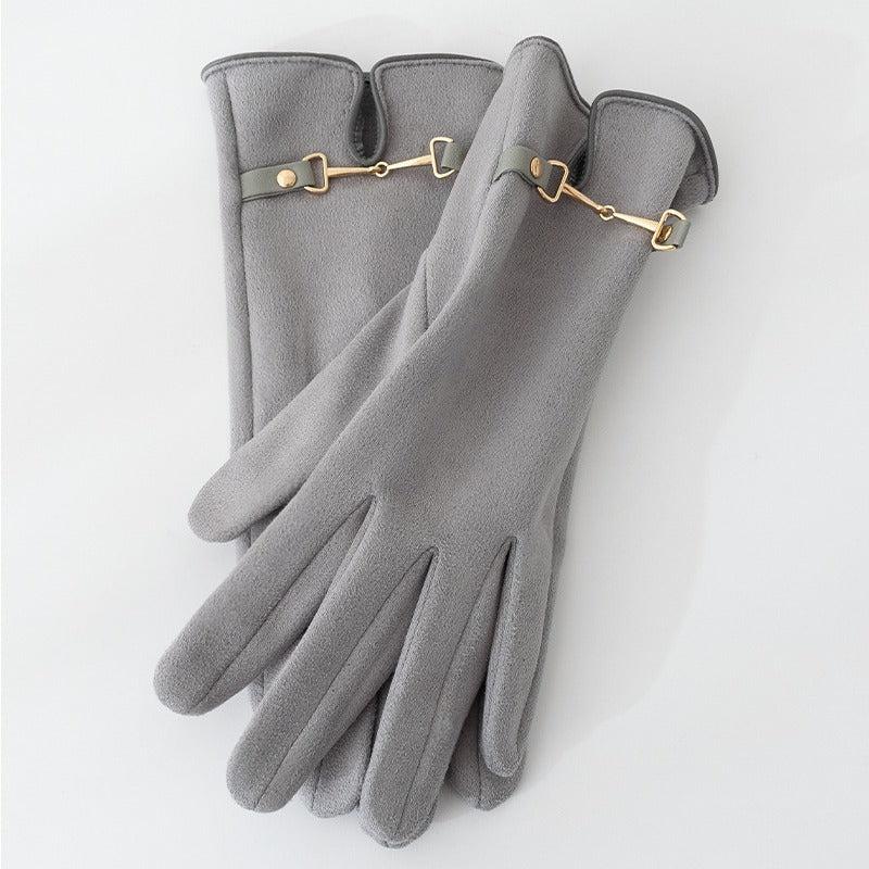 Cold Proof Thermal Wool Gloves Anti Slip Knit Touchscreen Warm Unisex Driving