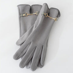 Cold Proof Thermal Wool Gloves Anti Slip Knit Touchscreen Warm Unisex Driving