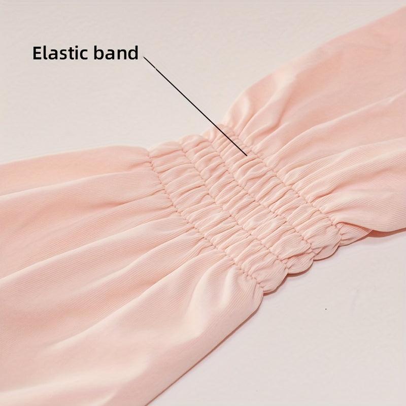 Bright Purple Ice Sleeves UV Protection Gloves for Women