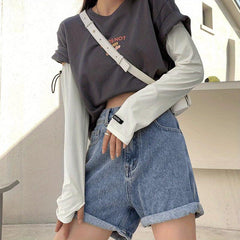 Adjustable Sunscreen Sleeve Cooling Long UV Protection Arm Guard Sleeve
