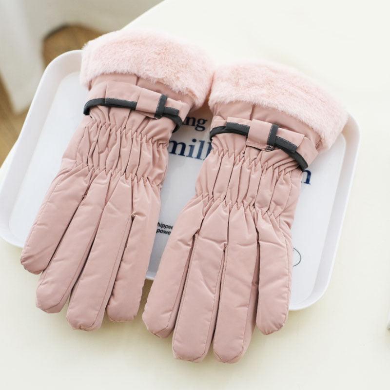 Women's Touch Screen Winter Gloves Windproof Biker Riding Gloves