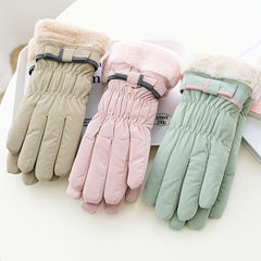 Women's Touch Screen Winter Gloves Windproof Biker Riding Gloves