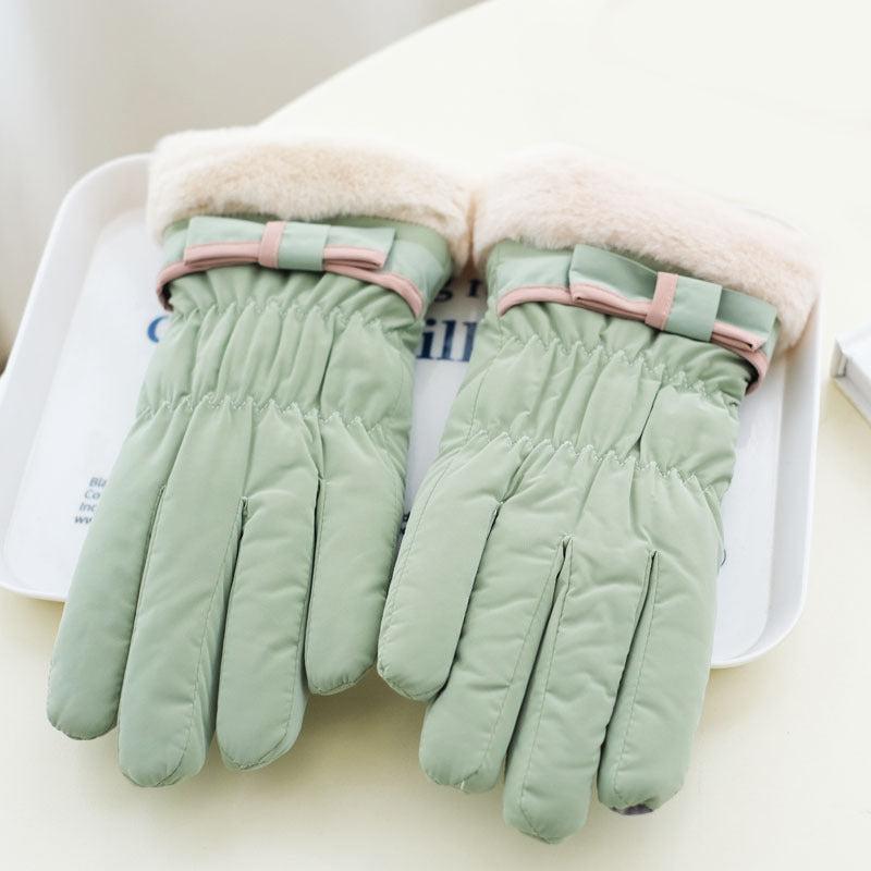 Women's Touch Screen Winter Gloves Windproof Biker Riding Gloves