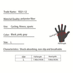 Adjustable Sport Training Gloves - Half Finger Anti Slip Gloves